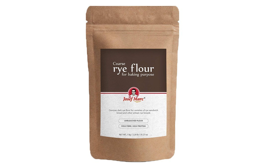 Josef Marc Coarse Rye Flour for baking purpose   Pack  1 kilogram